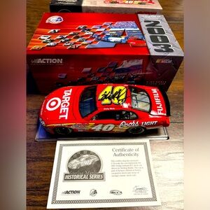 NASCAR #40 Sterling Marlin 1/24 Diecast 1 Of 2772 Signed Rare Collectible